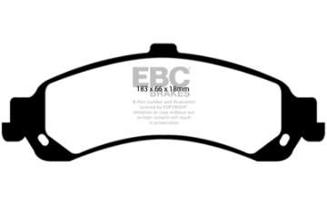 Picture of EBC 02 Cadillac Escalade 5-3 PBR rear caliper Greenstuff Rear Brake Pads