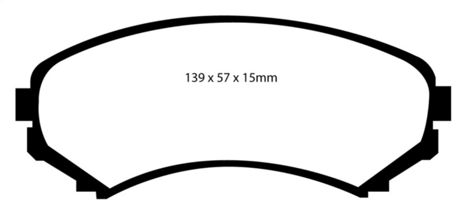 Picture of EBC 02-03 Honda Passport 3-2 Greenstuff Front Brake Pads