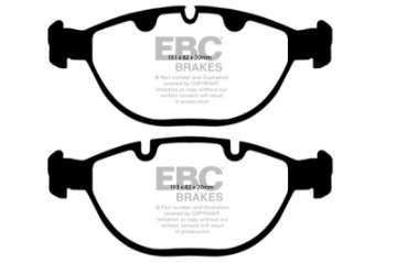 Picture of EBC 02-04 BMW X5 4-6 Greenstuff Front Brake Pads