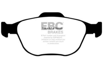 Picture of EBC 02-04 Ford Focus 2-0 SVT Greenstuff Front Brake Pads