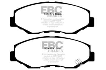 Picture of EBC 02-04 Honda CR-V 2-4 Greenstuff Front Brake Pads