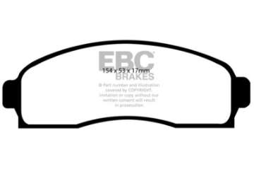 Picture of EBC 02-05 Ford Explorer 4-0 2WD Extra Duty Front Brake Pads