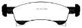 Picture of EBC 02-06 Ford Expedition 4-6 2WD Greenstuff Front Brake Pads