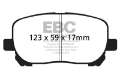 Picture of EBC 02-08 Pontiac Vibe 1-8 Ultimax2 Front Brake Pads