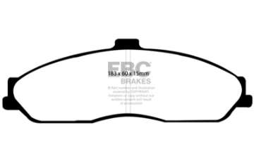 Picture of EBC 03-04 Cadillac XLR 4-6 Greenstuff Front Brake Pads