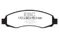 Picture of EBC 03-04 Dodge Dakota 2WD 3-7 Greenstuff Front Brake Pads