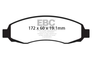 Picture of EBC 03-04 Dodge Dakota 2WD 3-7 Ultimax2 Front Brake Pads