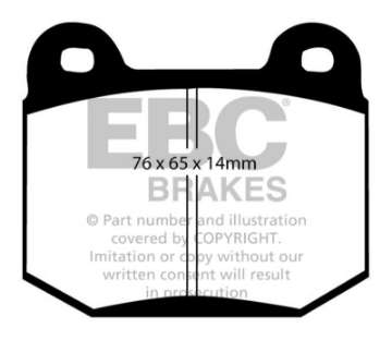 Picture of EBC 03-04 Infiniti G35 3-5 Manual Brembo Bluestuff Rear Brake Pads