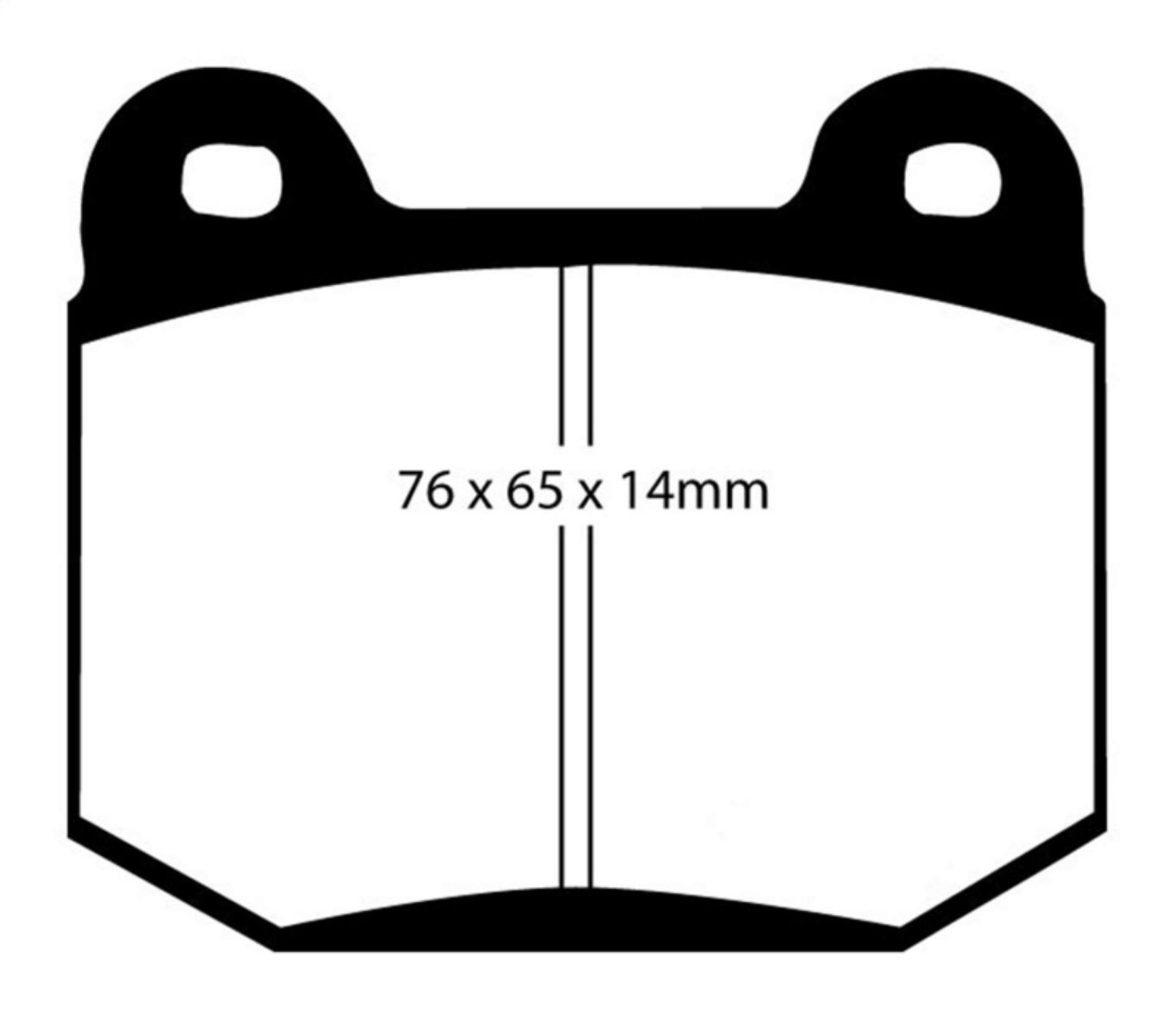 Picture of EBC 03-04 Infiniti G35 3-5 Manual Brembo Redstuff Rear Brake Pads