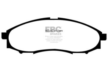 Picture of EBC 03-04 Nissan Frontier 3-3 2WD Greenstuff Front Brake Pads