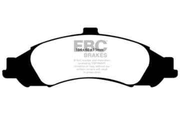 Picture of EBC 03-04 Pontiac GTO 5-7 Solid Rear Rotors Bluestuff Front Brake Pads