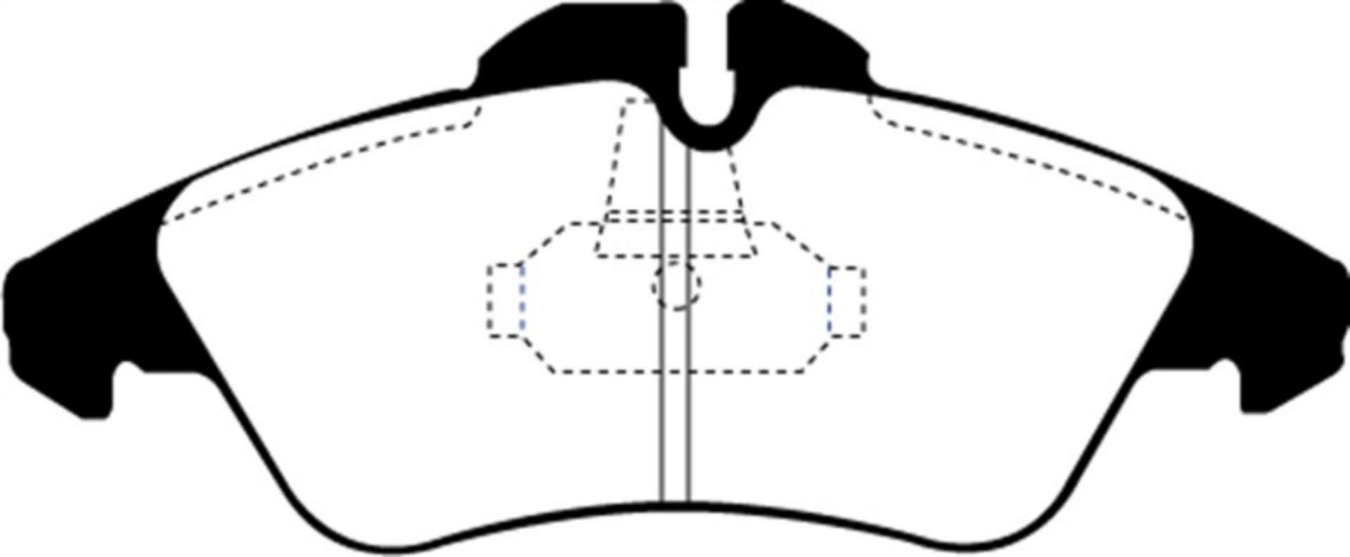 Picture of EBC 03-05 Dodge Sprinter 2500 Bosch Rear Greenstuff Front Brake Pads