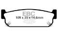 Picture of EBC 03-05 Infiniti M45 4-5 Bluestuff Rear Brake Pads