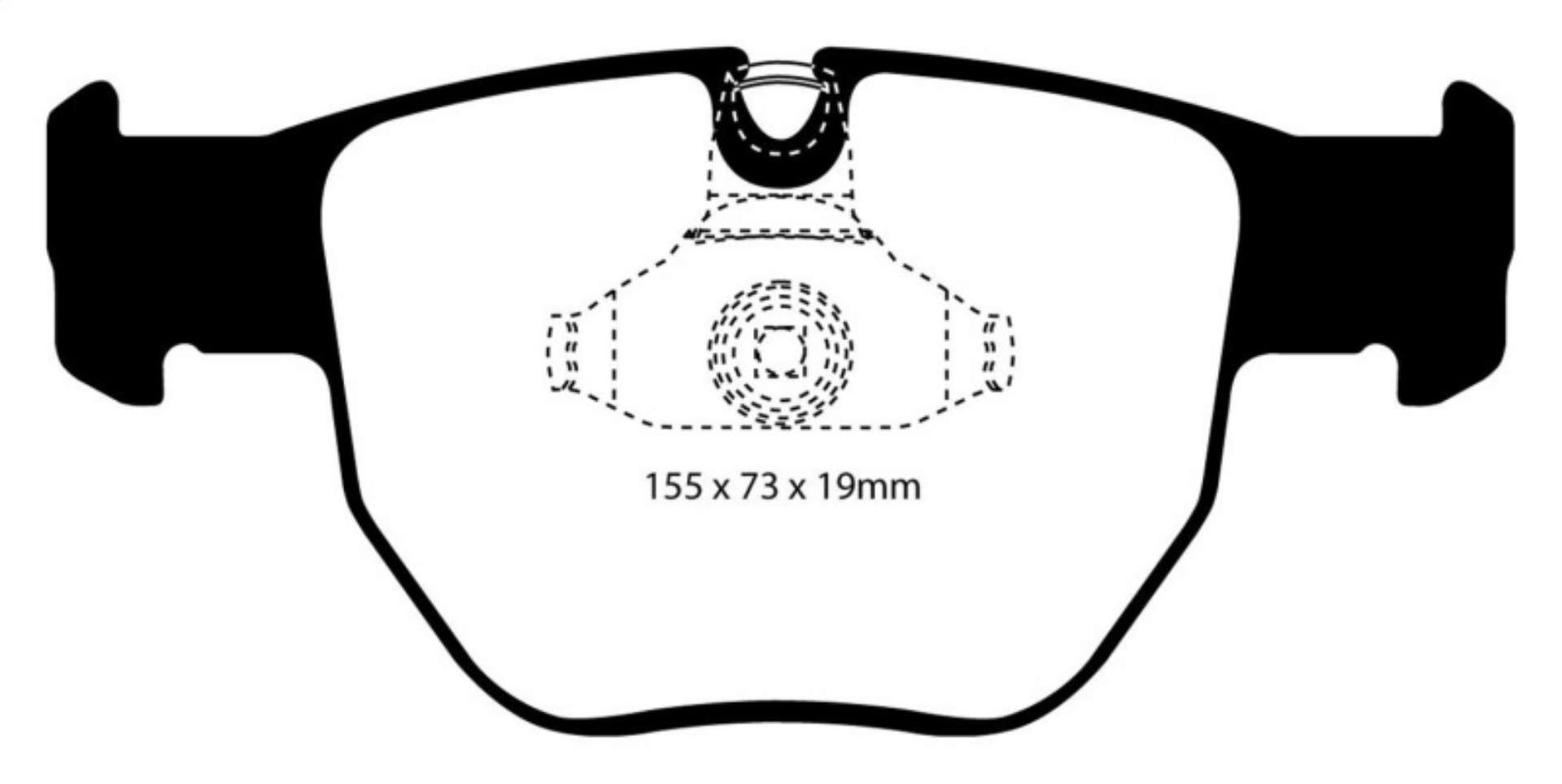 Picture of EBC 03-05 Land Rover Range Rover 4-4 Greenstuff Front Brake Pads