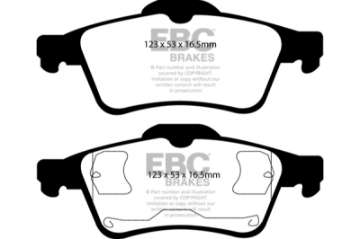 Picture of EBC 03-05 Mazda 3 2-0 Redstuff Rear Brake Pads