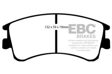 Picture of EBC 03-05 Mazda 6 2-3 Greenstuff Front Brake Pads