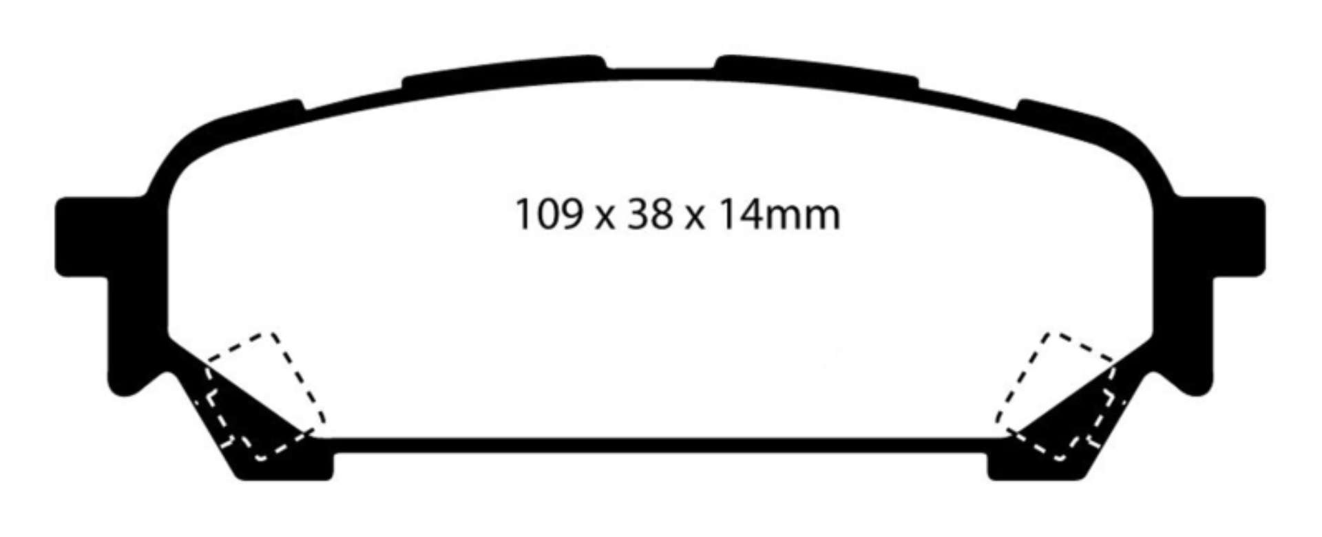 Picture of EBC 03-05 Subaru Impreza 2-0 Turbo WRX Bluestuff Rear Brake Pads