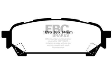 Picture of EBC 03-05 Subaru Impreza 2-0 Turbo WRX Bluestuff Rear Brake Pads