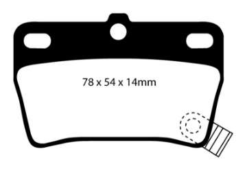 Picture of EBC 03-05 Toyota RAV 4 2-4 Greenstuff Rear Brake Pads