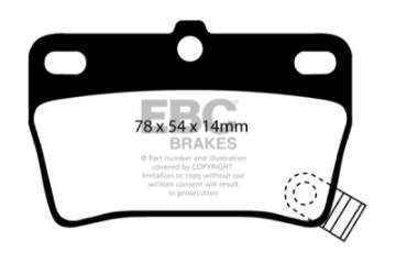 Picture of EBC 03-05 Toyota RAV 4 2-4 Ultimax2 Rear Brake Pads