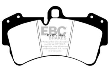 Picture of EBC 03-07 Porsche Cayenne 4-5 350mm Rotors Redstuff Front Brake Pads