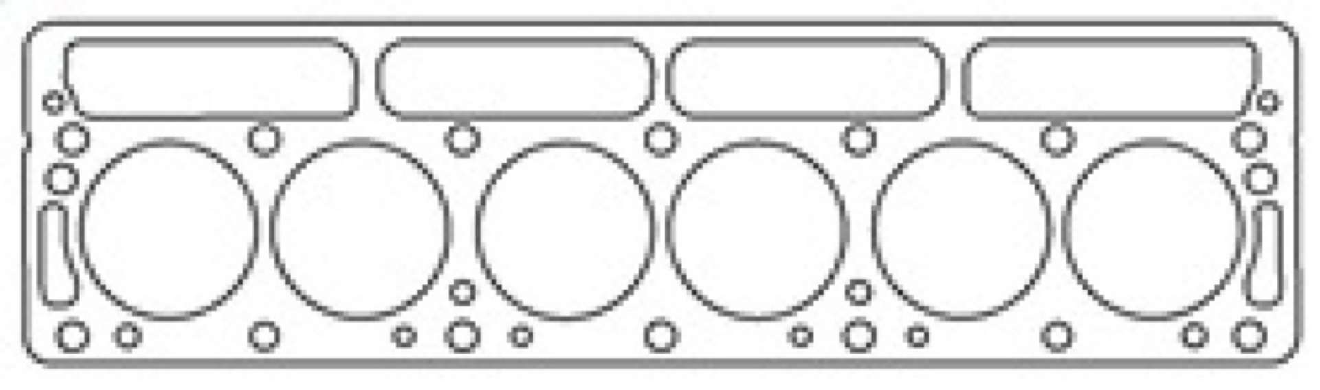 Picture of Cometic Triumph TR6 76mm -043 inch Copper 6-Cylinder Head Gasket