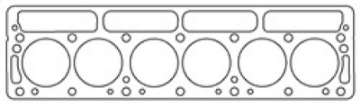 Picture of Cometic Triumph TR6 76mm -043 inch Copper 6-Cylinder Head Gasket