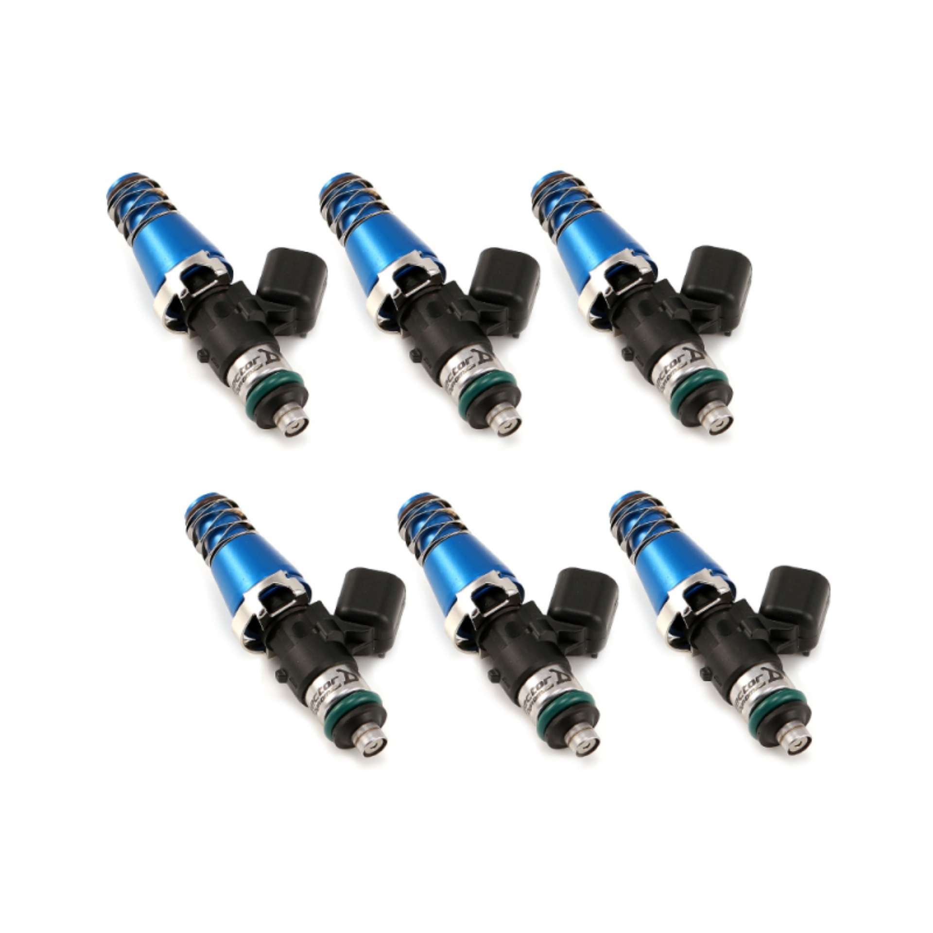 Picture of Injector Dynamics 2600-XDS Injectors - 60mm Length - 11mm Top - 14mm Lower O-Ring Set of 6