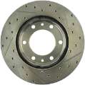 Picture of StopTech 81-89 Toyota Land Cruiser Slotted & Drilled Front Rotor