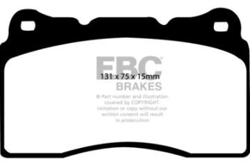 Picture of EBC 04-05 Cadillac CTS-V 5-7 Ultimax2 Front Brake Pads