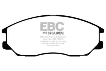 Picture of EBC 04-05 Hyundai XG 350 3-5 Yellowstuff Front Brake Pads