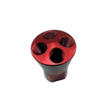 Picture of Nitrous Express 4 Port Showerhead Distribution Block - Red