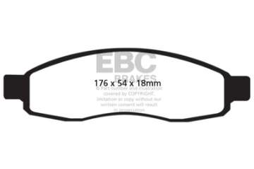 Picture of EBC 04-05 Infiniti QX56 5-6 Yellowstuff Front Brake Pads