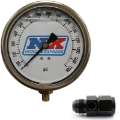 Picture of Nitrous Express Nitrous Pressure Gauge 4in-High Accuracy 8AN