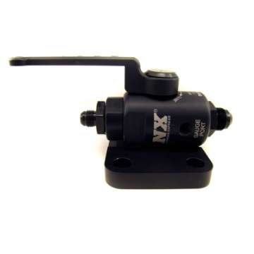 Picture of Nitrous Express Remote Shutoff Nitrous Valve Female 8AN Oring Inlet and Outlet