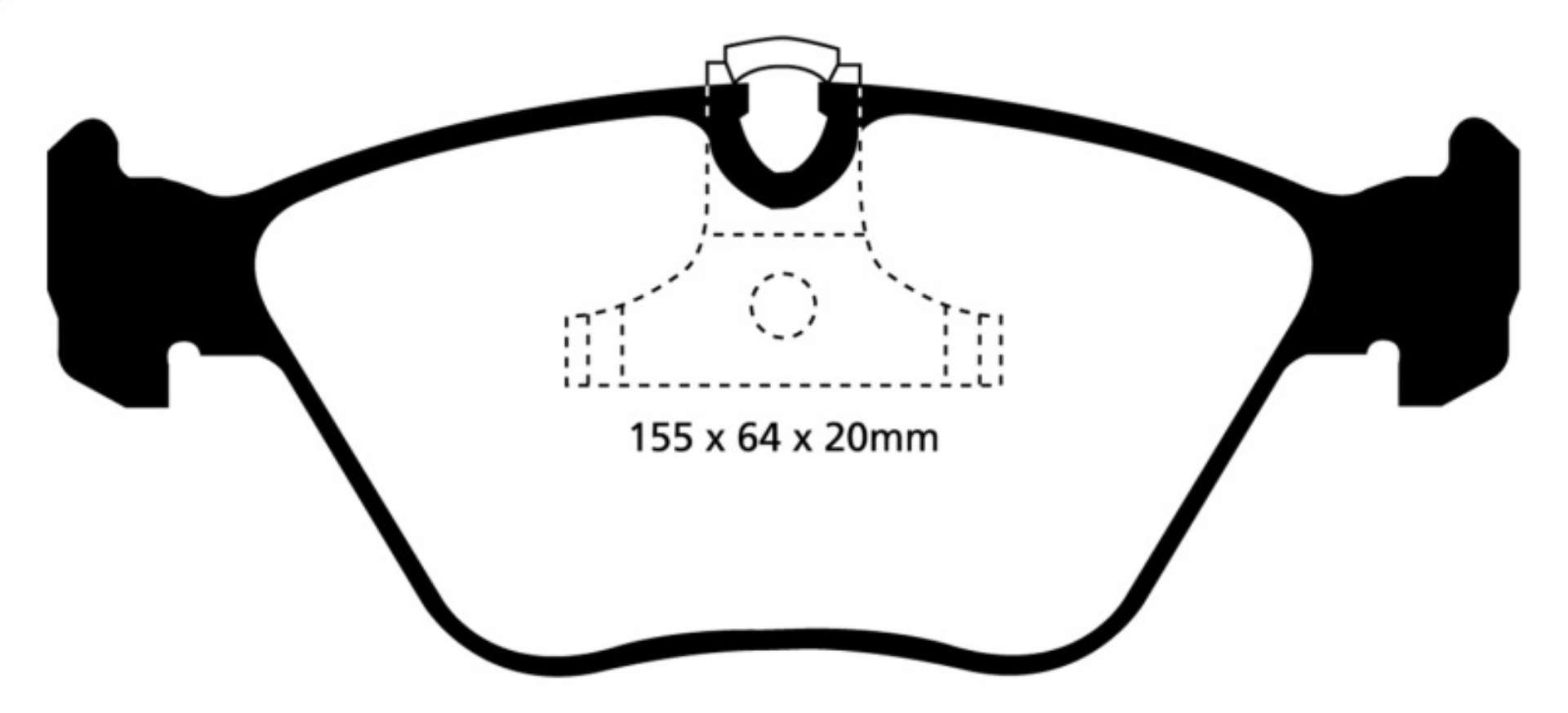 Picture of EBC 04-06 BMW X3 2-5 E83 Yellowstuff Front Brake Pads