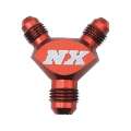 Picture of Nitrous Express 4AN x 4AN x 4AN Billet Pure-Flo Y Fitting - Red