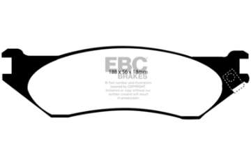 Picture of EBC 04-06 Dodge Durango 3-7 Greenstuff Front Brake Pads