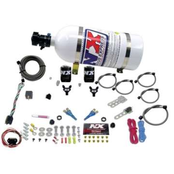 Picture of Nitrous Express 03-18 Nissan 350Z-370Z Dual Nozzle 35-150HP w-10lb Bottle