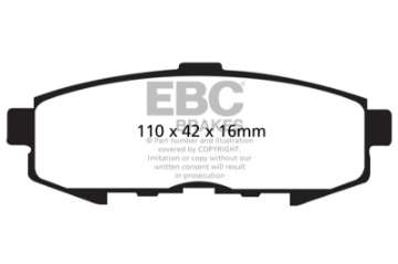 Picture of EBC 04-06 Mazda MPV 3-0 Ultimax2 Rear Brake Pads