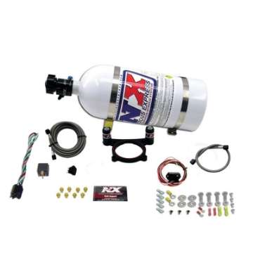 Picture of Nitrous Express 11-15 Ford Mustang GT 5-0L Coyote 4 Valve Nitrous Plate Kit 50-200HP w-10lb Bottle