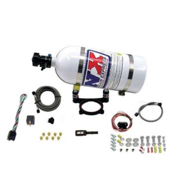 Picture of Nitrous Express 11-15 Ford Mustang GT 5-0L Coyote 4 Valve Nitrous Plate Kit 50-200HP w-10lb Bottle