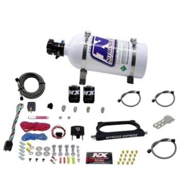 Picture of Nitrous Express 07-14 Ford Mustang GT500 Nitrous Plate Kit 50-250HP w-5lb Bottle