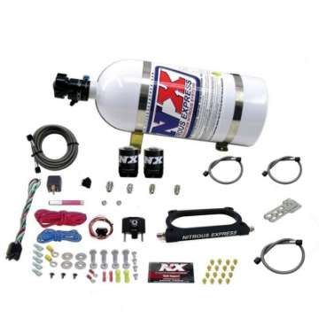 Picture of Nitrous Express 07-14 Ford Mustang GT500 Nitrous Plate Kit 50-250HP w-10lb Bottle