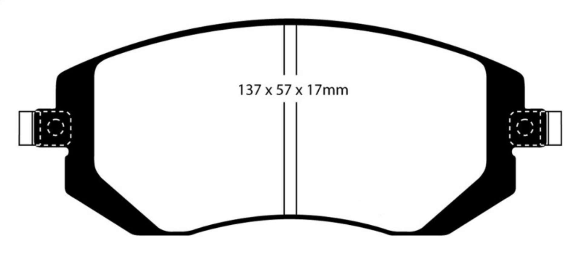 Picture of EBC 04-06 Saab 9-2X 2-0 Turbo Yellowstuff Front Brake Pads