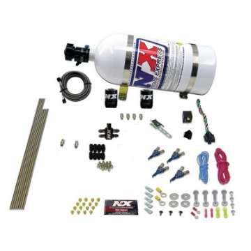 Picture of Nitrous Express 4 Cyl Gasoline EFI Nitrous Kit 50-250HP w-10lb Bottle