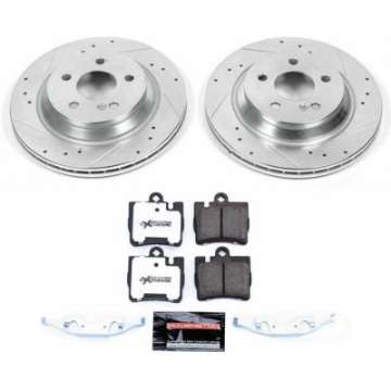 Picture of Power Stop 00-03 Mercedes-Benz CL500 Rear Z26 Street Warrior Brake Kit