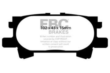 Picture of EBC 04-07 Lexus RX330 3-3 Greenstuff Rear Brake Pads