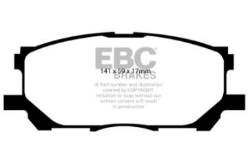 Picture of EBC 04-07 Lexus RX330 3-3 Ultimax2 Front Brake Pads