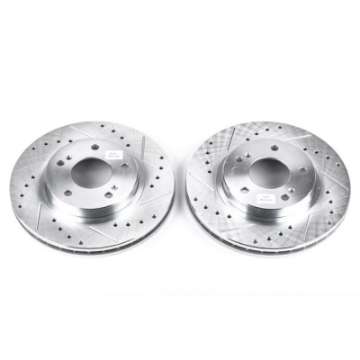 Picture of Power Stop 00-01 Infiniti I30 Front Evolution Drilled & Slotted Rotors - Pair